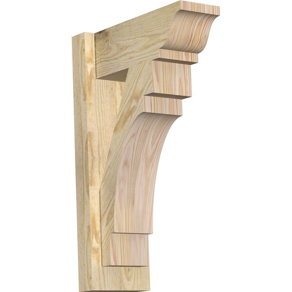 Ekena Millwork Merced Traditional Rough Sawn Outlooker, Douglas Fir, 6"W x 14"D x 22"H OUT06X14X22MRC01RDF - main